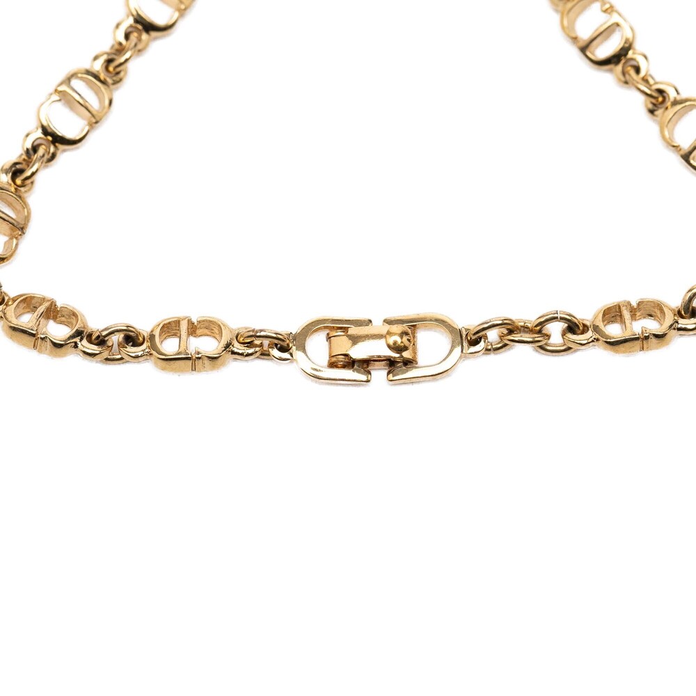 Pre-Loved Dior Gold Plated CD Logo Chain Link Bracelet - Picture 4 of 5
